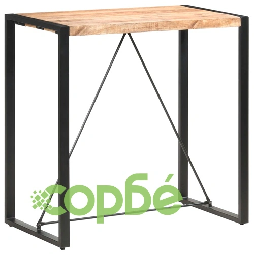 Бар маса, 110x60x110 см, мангово дърво масив ➤ топ цена ➤ sorbe.bg