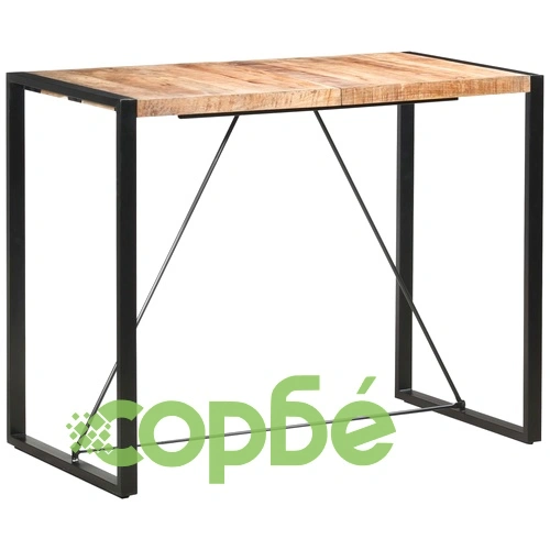 Бар маса, 140x70x110 см, мангово дърво масив ➤ топ цена ➤ sorbe.bg