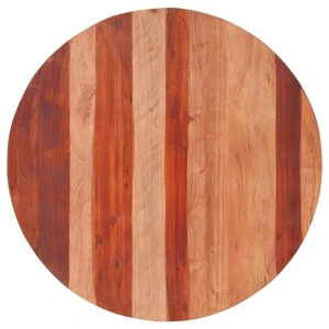 Плот за маса, акациево дърво масив, кръгъл, 25-27 мм, 80 cм