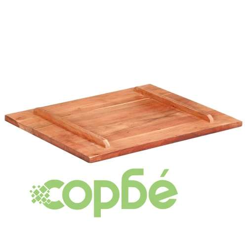 Плот за маса, акациево дърво масив, 25-27 мм, 60x70 cм ➤ топ цена ➤ sorbe.bg