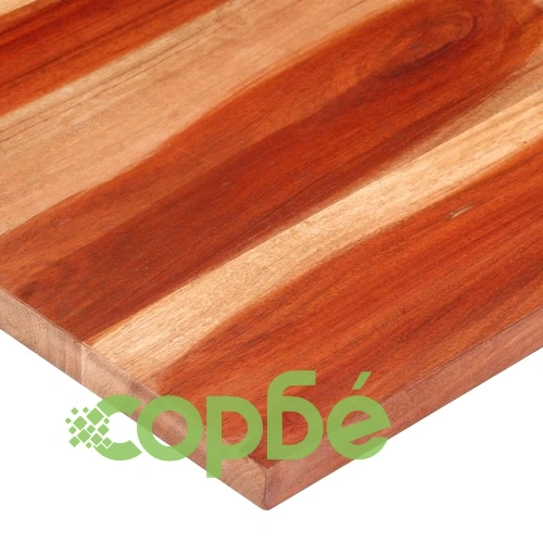 Плот за маса, акациево дърво масив, 25-27 мм, 60x100 cм ➤ топ цена ➤ sorbe.bg