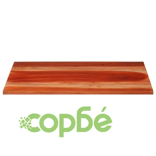 Плот за маса, акациево дърво масив, 25-27 мм, 60x100 cм ➤ топ цена ➤ sorbe.bg