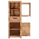 Висок шкаф, 40x34x114 см, шишамово дърво масив