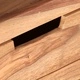 ТВ шкаф, 90x35x50 см, шишамово дърво масив
