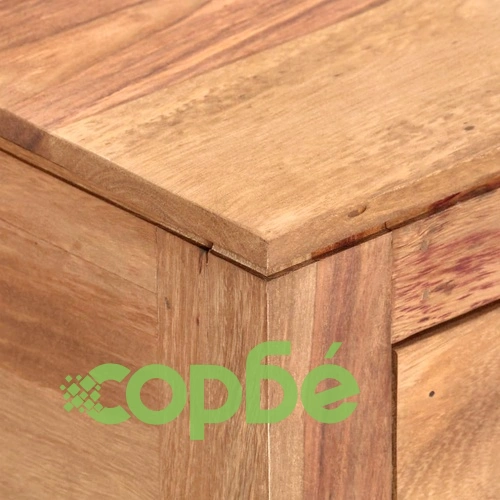 Конзолна маса, 110x35x75 см, шишамово дърво масив ➤ топ цена ➤ sorbe.bg