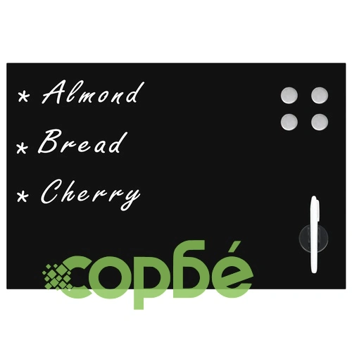 Магнитна дъска за стенен монтаж, стъкло, 50x30 см ➤ топ цена ➤ sorbe.bg