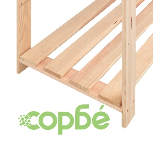 5-етажен стелаж, 170x38x170 см, бор масив, 500 кг ➤ топ цена ➤ sorbe.bg