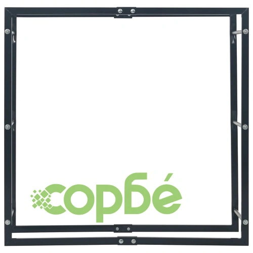 Стойка за дърва, черна, 100x25x100 см, стомана  ➤ топ цена ➤ sorbe.bg