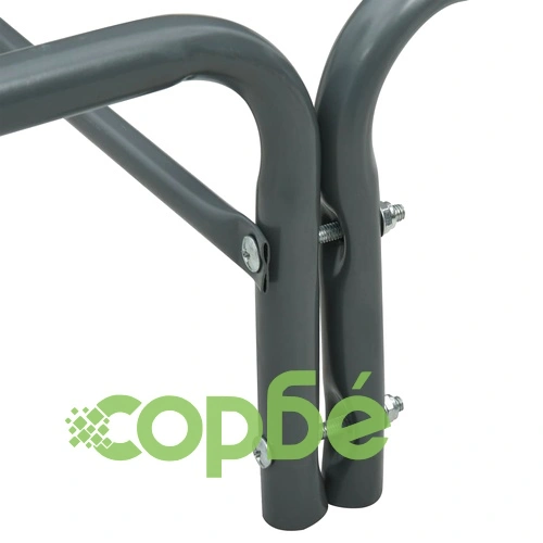 Стойка за дърва, антрацит, 240x35x120 см, стомана  ➤ топ цена ➤ sorbe.bg