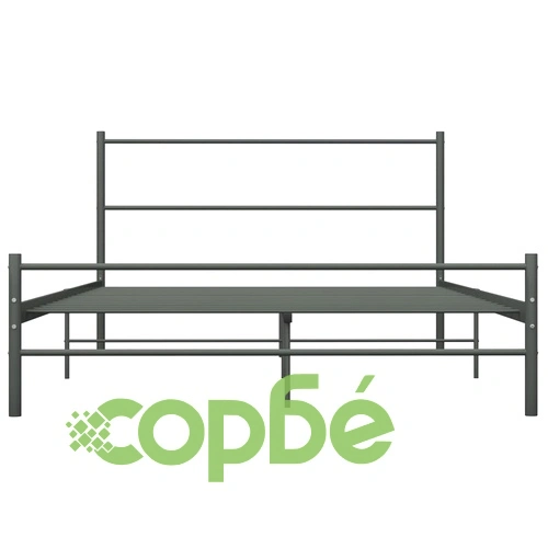 Рамка за легло, сива, метал, 160x200 см ➤ топ цена ➤ sorbe.bg