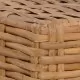 Табуретка с възглавница, естествен ратан