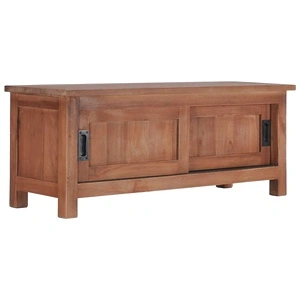 ТВ шкаф, 90x30x35 cм, тиково дърво масив