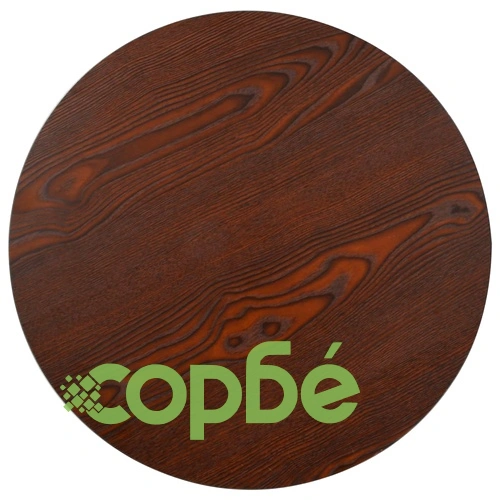 Бистро маса, тъмнокафява, 50 см, МДФ ➤ топ цена ➤ sorbe.bg