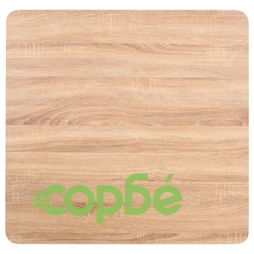 Бистро маса, светлокафява, 80x80 см, МДФ ➤ топ цена ➤ sorbe.bg