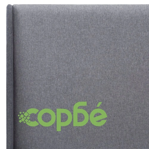 Рамка за легло, сива, текстил, 140x200 см ➤ топ цена ➤ sorbe.bg