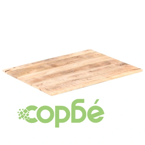 Плот за маса, мангово дърво масив, 15-16 мм, 80x60 cм ➤ топ цена ➤ sorbe.bg