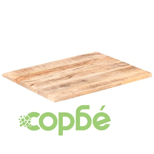 Плот за маса, мангово дърво масив, 25-27 мм, 80x70 cм ➤ топ цена ➤ sorbe.bg