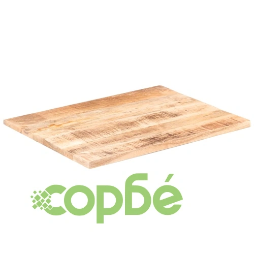 Плот за маса, мангово дърво масив, 25-27 мм, 80x70 cм ➤ топ цена ➤ sorbe.bg