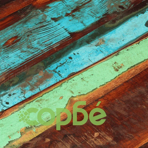 Кръгъл плот за маса, 60 см, 25-27 мм, регенерирано дърво масив ➤ топ цена ➤ sorbe.bg