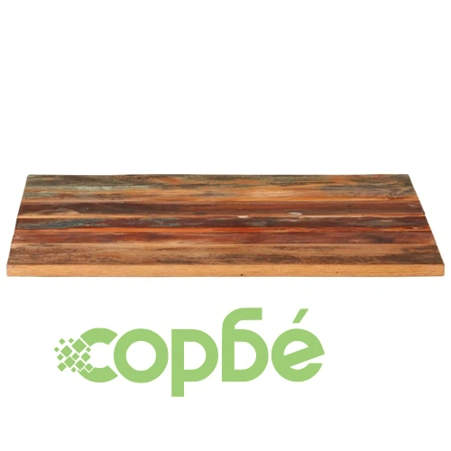 Квадратен плот за маса, 60x60 см, 15-16 мм, регенериран масив ➤ топ цена ➤ sorbe.bg