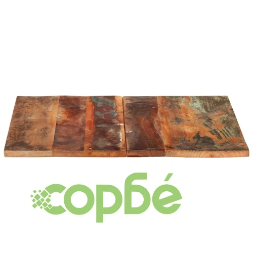 Квадратен плот за маса, 60x60 см, 15-16 мм, регенериран масив ➤ топ цена ➤ sorbe.bg