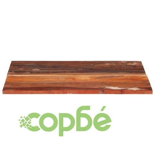 Правоъгълен плот за маса, 60x70 см, 15-16 мм, регенериран масив ➤ топ цена ➤ sorbe.bg