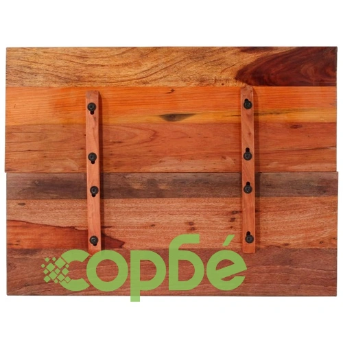 Правоъгълен плот за маса, 60x80 см, 15-16 мм, регенериран масив ➤ топ цена ➤ sorbe.bg