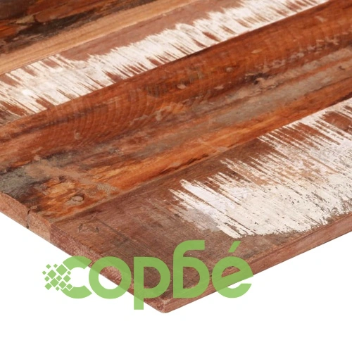 Правоъгълен плот за маса, 60x80 см, 15-16 мм, регенериран масив ➤ топ цена ➤ sorbe.bg