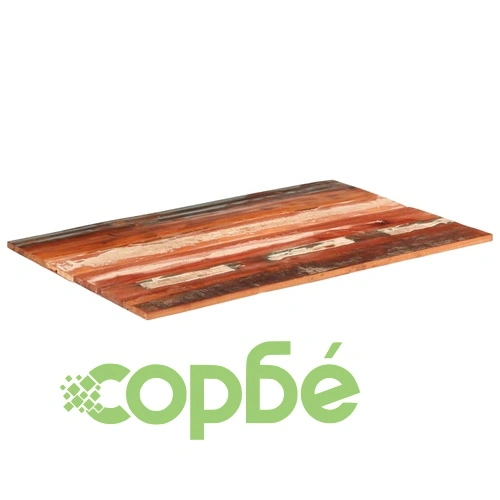 Правоъгълен плот за маса, 60x90 см, 15-16 мм, регенериран масив ➤ топ цена ➤ sorbe.bg
