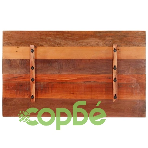 Правоъгълен плот за маса 60x100 см 15-16 мм регенериран масив ➤ топ цена ➤ sorbe.bg