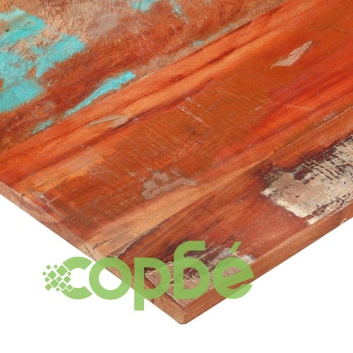 Правоъгълен плот за маса 60x100 см 15-16 мм регенериран масив ➤ топ цена ➤ sorbe.bg