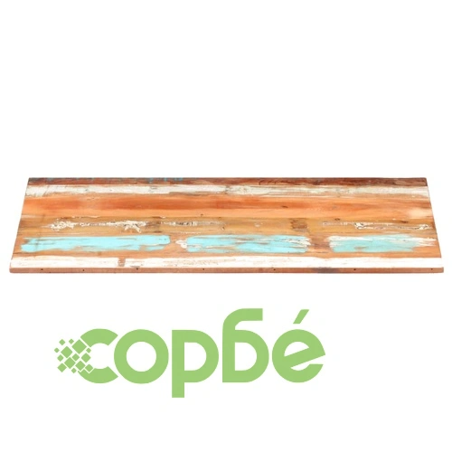 Правоъгълен плот за маса 60x120 см 15-16 мм регенериран масив ➤ топ цена ➤ sorbe.bg