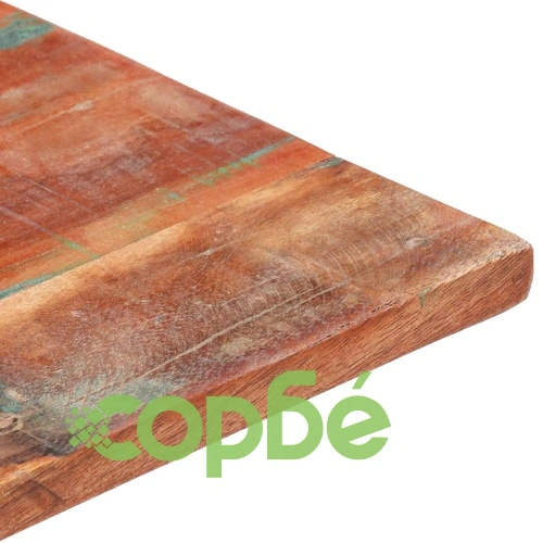 Правоъгълен плот за маса 60x140 см 15-16 мм регенериран масив ➤ топ цена ➤ sorbe.bg