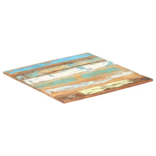 Квадратен плот за маса, 70x70 см, 15-16 мм, регенериран масив ➤ топ цена ➤ sorbe.bg