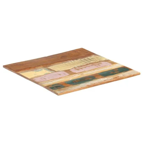 Квадратен плот за маса, 70x70 см, 15-16 мм, регенериран масив ➤ топ цена ➤ sorbe.bg