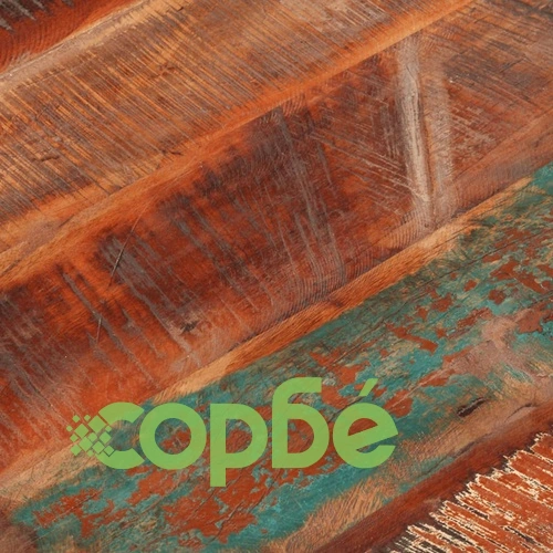 Квадратен плот за маса, 60x60 см, 25-27 мм, регенериран масив ➤ топ цена ➤ sorbe.bg