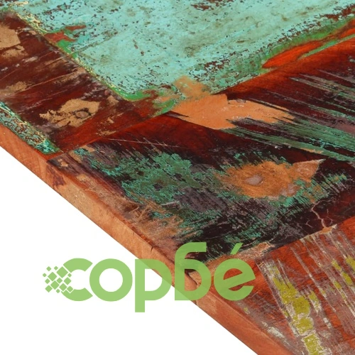 Правоъгълен плот за маса, 60x80 см, 25-27 мм, регенериран масив ➤ топ цена ➤ sorbe.bg