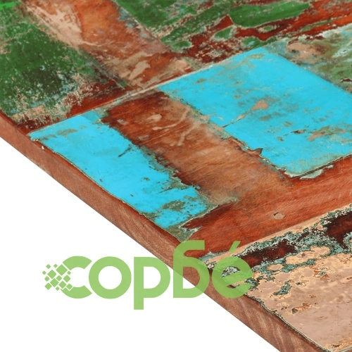 Правоъгълен плот за маса, 60x90 см, 25-27 мм, регенериран масив ➤ топ цена ➤ sorbe.bg