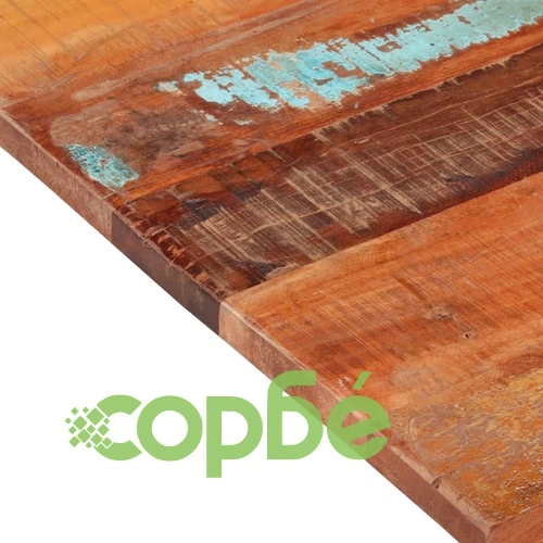 Правоъгълен плот за маса 60x100 см 25-27 мм регенериран масив ➤ топ цена ➤ sorbe.bg