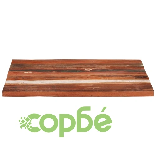 Квадратен плот за маса, 70x70 см, 25-27 мм, регенериран масив ➤ топ цена ➤ sorbe.bg