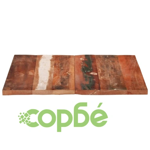 Квадратен плот за маса, 70x70 см, 25-27 мм, регенериран масив ➤ топ цена ➤ sorbe.bg