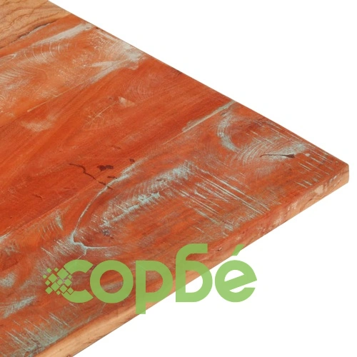 Правоъгълен плот за маса, 70x80 см, 25-27 мм, регенериран масив ➤ топ цена ➤ sorbe.bg