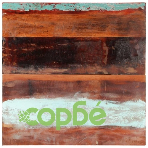 Квадратен плот за маса, 80x80 см, 25-27 мм, регенериран масив ➤ топ цена ➤ sorbe.bg