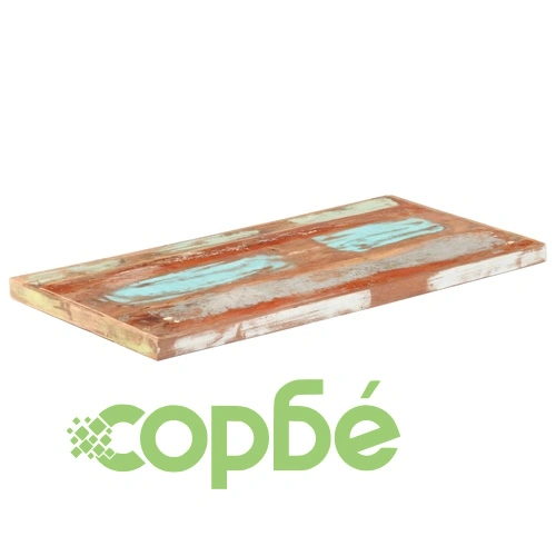 Плот за маса, регенерирано дърво масив, 16 мм, 120x60 cм ➤ топ цена ➤ sorbe.bg