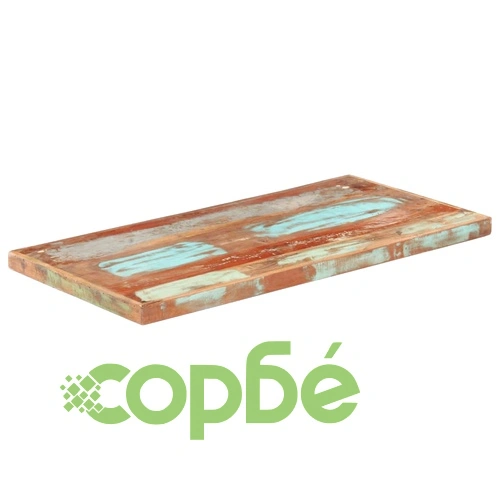 Плот за маса, регенерирано дърво масив, 16 мм, 120x60 cм ➤ топ цена ➤ sorbe.bg