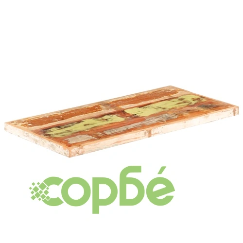 Плот за маса, регенерирано дърво масив, 16 мм, 120x60 cм ➤ топ цена ➤ sorbe.bg