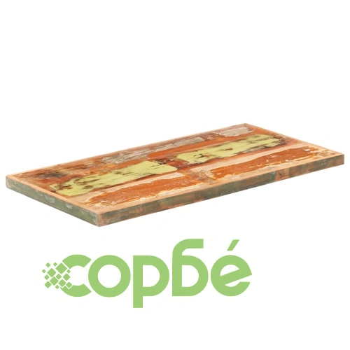 Плот за маса, регенерирано дърво масив, 16 мм, 120x60 cм ➤ топ цена ➤ sorbe.bg