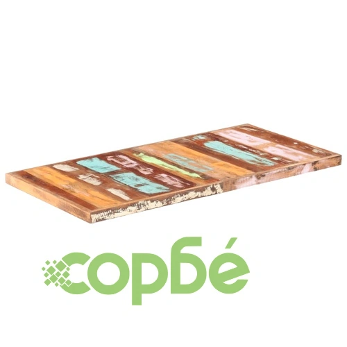 Плот за маса, регенерирано дърво масив, 16 мм, 140x70 cм ➤ топ цена ➤ sorbe.bg