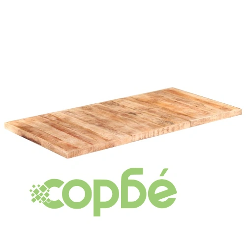 Плот за маса, мангово дърво масив, 16 мм, 160x80 cм ➤ топ цена ➤ sorbe.bg