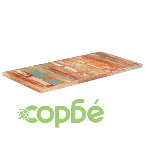 Плот за маса, регенерирано дърво масив, 16 мм, 200x100 cм ➤ топ цена ➤ sorbe.bg